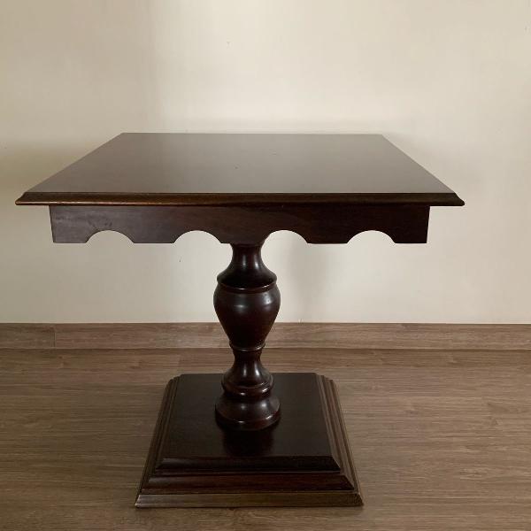 mesa de canto madeira maciça