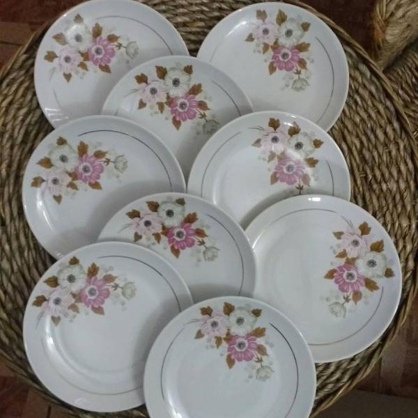 pratos sobremesa porcelana real