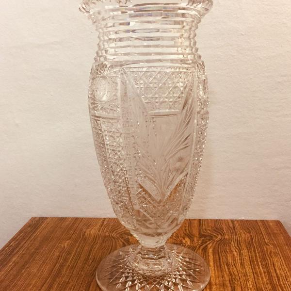 vaso de cristal alemão