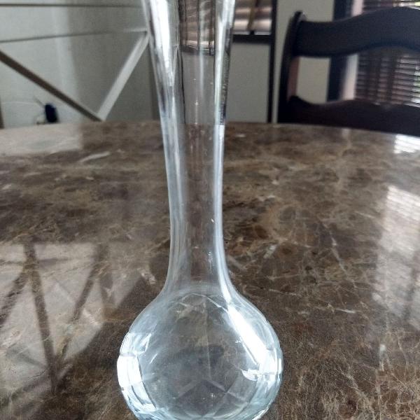 vaso solitário cristal