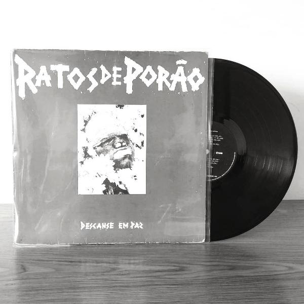 vinil lp ratos de porão - descanse em paz (autografado)