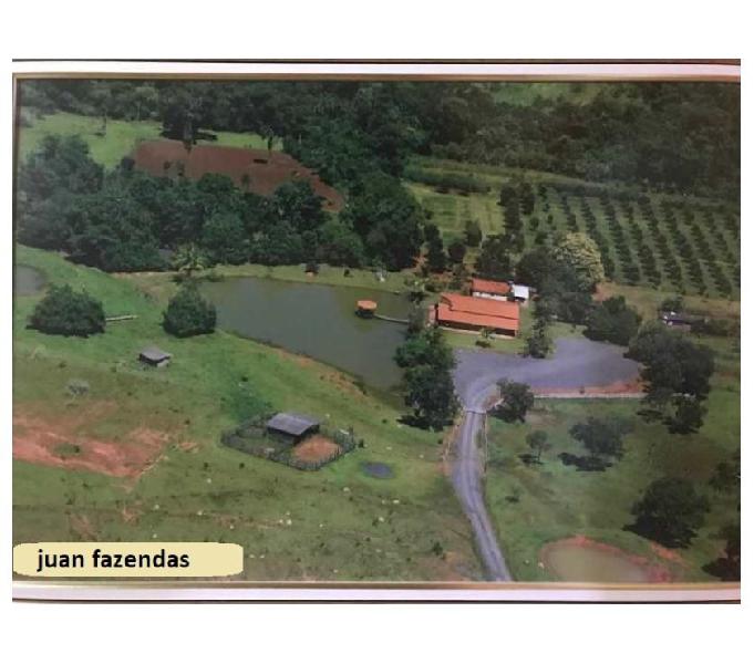 20 Alq. Maravilhosa Fazenda Em Anapólis Estuda 50% Em