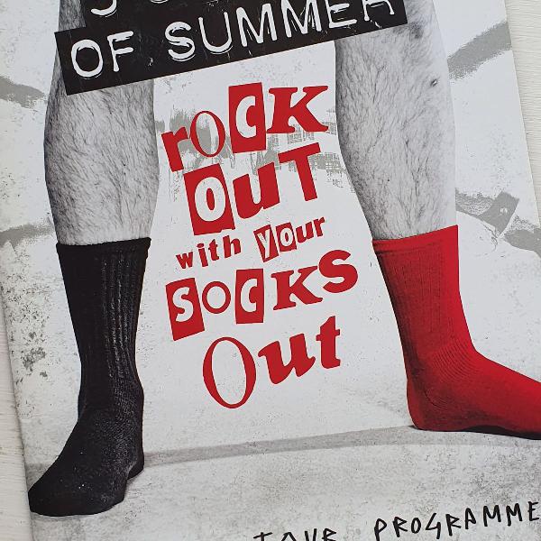 5 seconds of summer tour book - rock out with your socks out