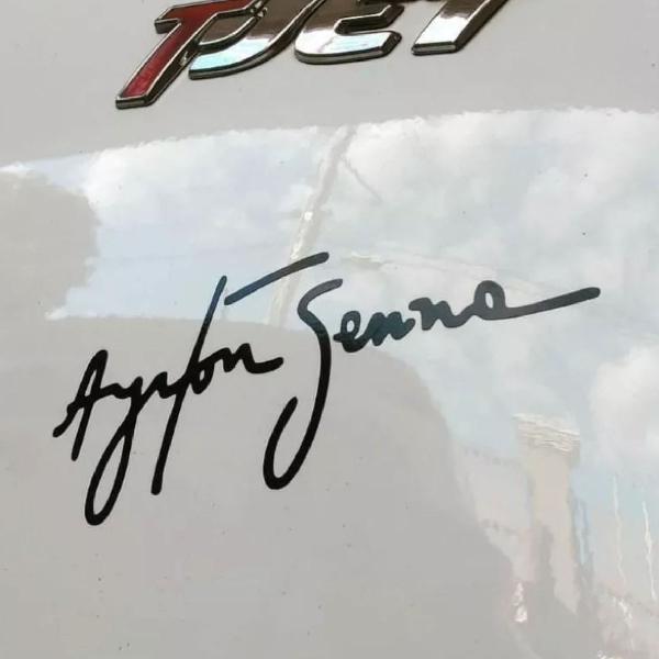 Adesivo Assinatura Ayrton Senna