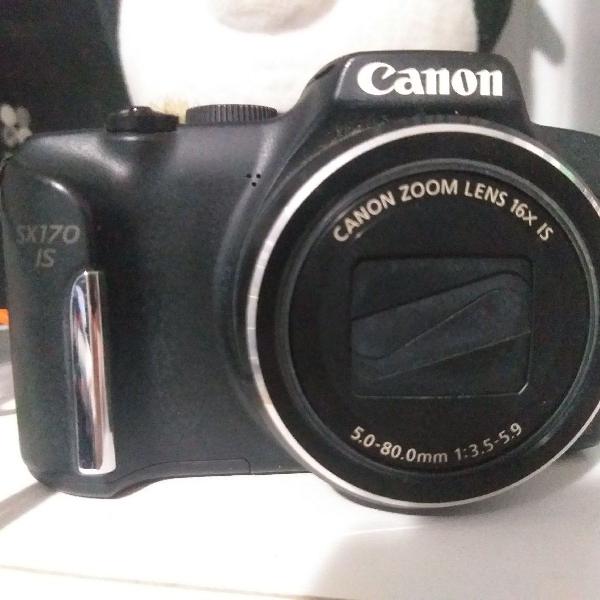 Canon sx170 is + bolsa + cartão 8gb