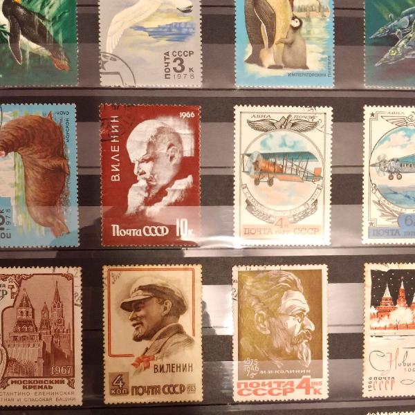 Coleção de 6.000 selos.