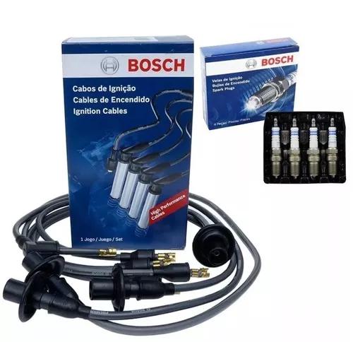 Kit Cabo + Vela Ignição Original Bosch Fusca Kombi