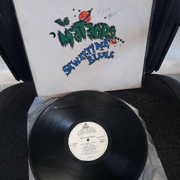 LP Disco. THE METEORS - Sewertime Blues 1986 Punk Rock Pós