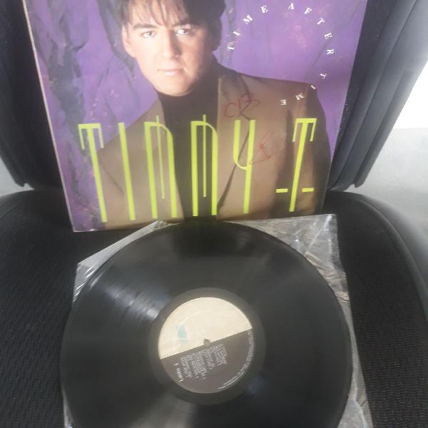 LP TIMMY T - TIME alter Time Disco 1990 Pop Promo SONY Rock