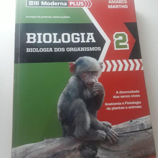 Livro Biologia dos organismos 2 Amabis Martho