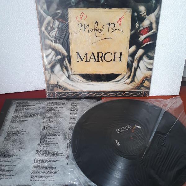 Michael Penn-March LP com encarte Nacional rock Pop 1989