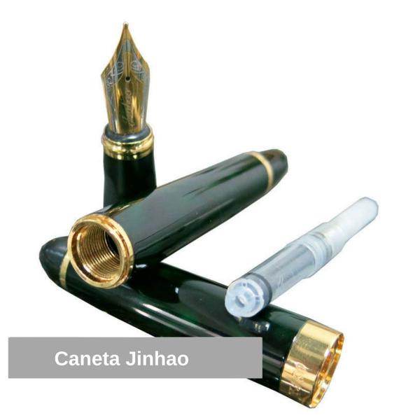 Para dar Autógrafo-Caneta tinteiro Luxo Jinhao X450