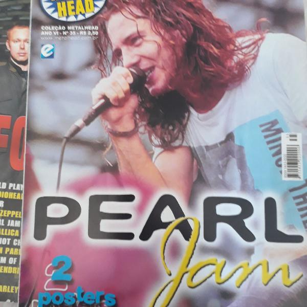 Pearl Jam: coleção metal head.
