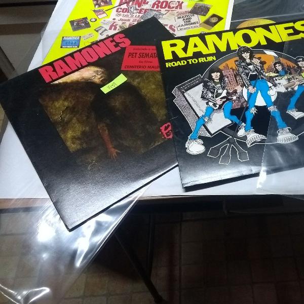 Ramones discos de vinil 4 títulos 5 discos