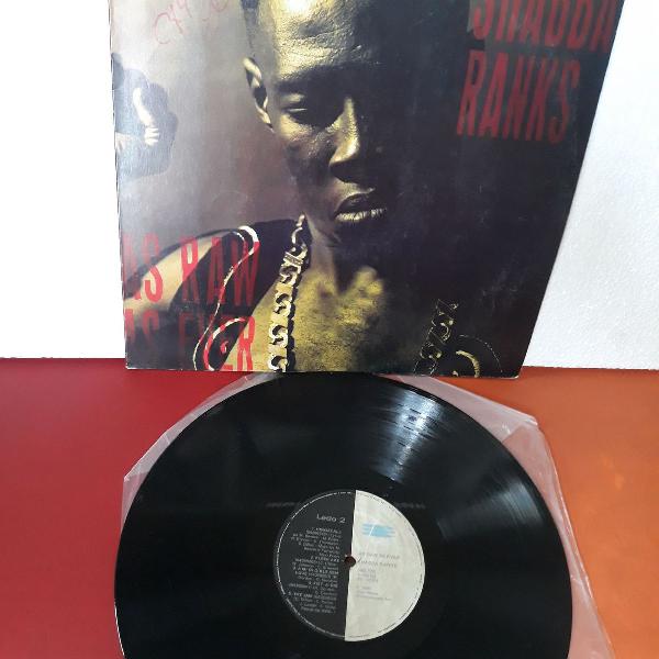 SHABBA RANKS -As Raw as Ever LP 1991 Disco Sony Rap Pop