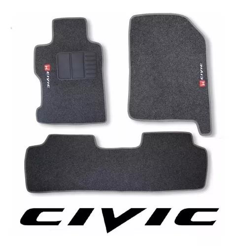 Tapete Honda New Civic 2007 A 2013 Com Bordados