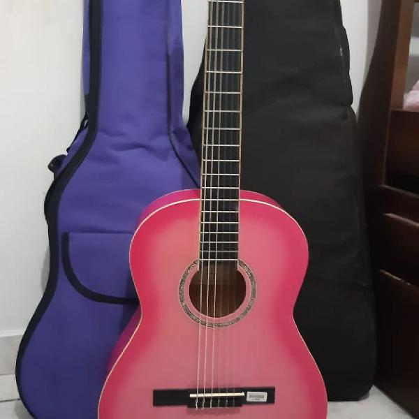 Violão Giannini Infantil Rosa