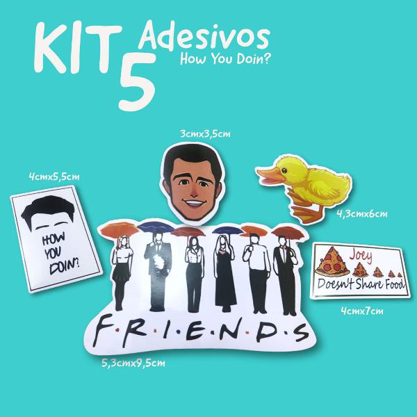 adesivos friends - how you doin?