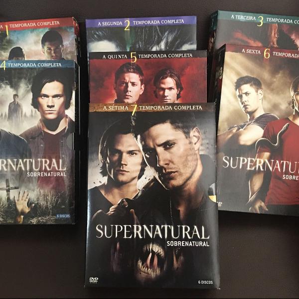 box sobrenatural/supernatural (7 temporadas)