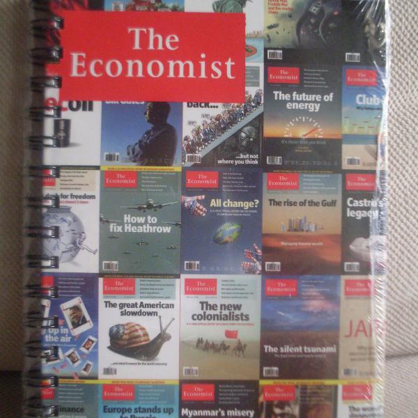 caderno espiral the economist