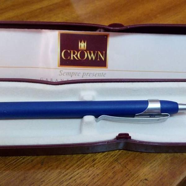 caneta esferográfica crown antiga