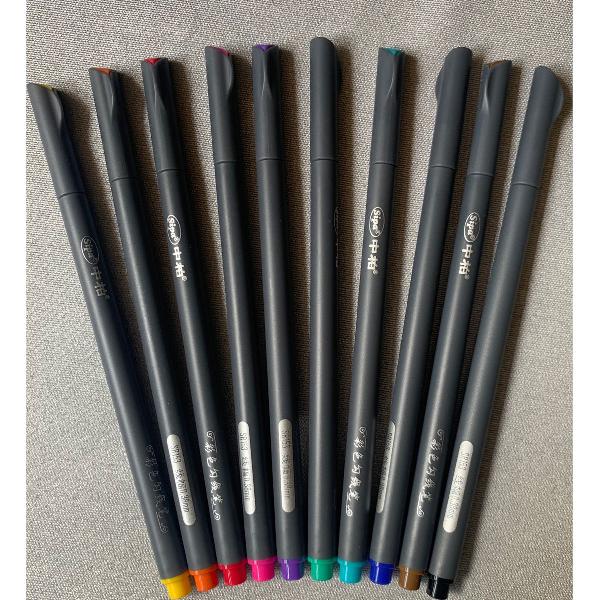 canetas coloridas kit com 10
