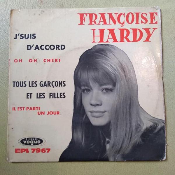 cp - françoise hardy - j'suis d'accord e outras canções -