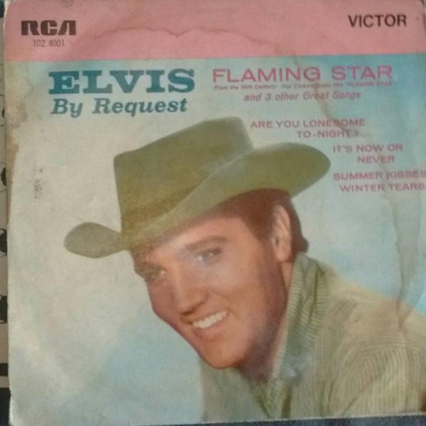 elvis presley- elvis by request- flaming star and 3 other