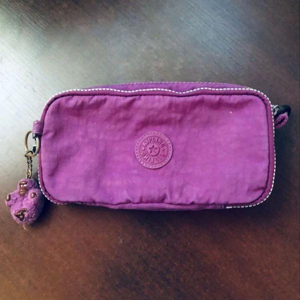 estojo kipling giltroy roxo