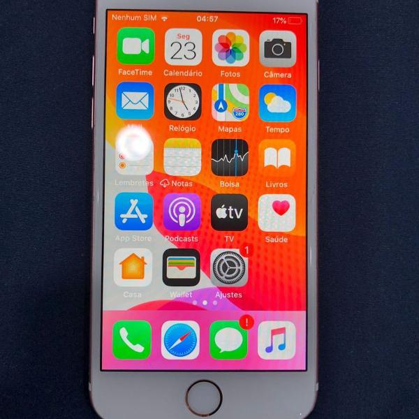 iphone 6s desbloqueado 64gb ouro rosa rose apple bateria
