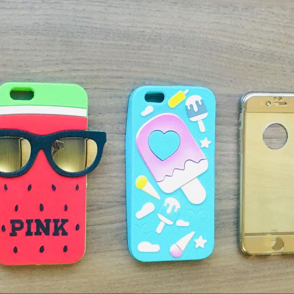 kit 3 cases iphone 6/6s
