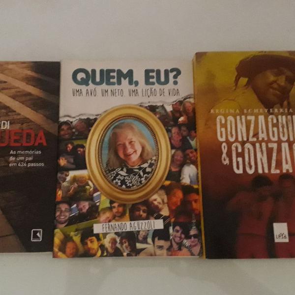 kit com 3 livros