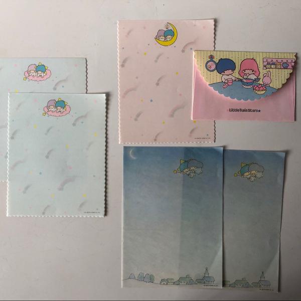 kit de papeis de carta vintage da sanrio