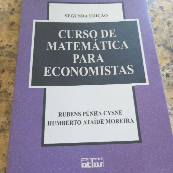 livro matemática para economistas