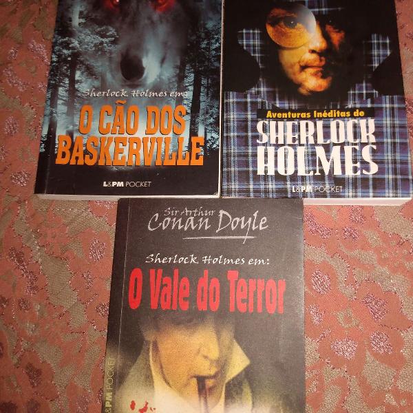 livros Sherlock holmes sir arthur conan doyle