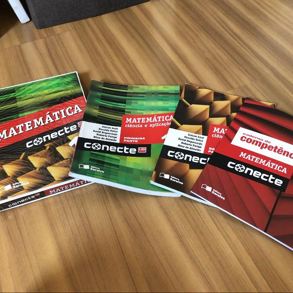 livros de matemática box conecte1