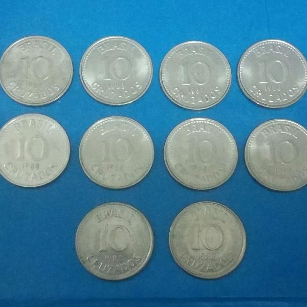 moeda de dez cruzados 1988