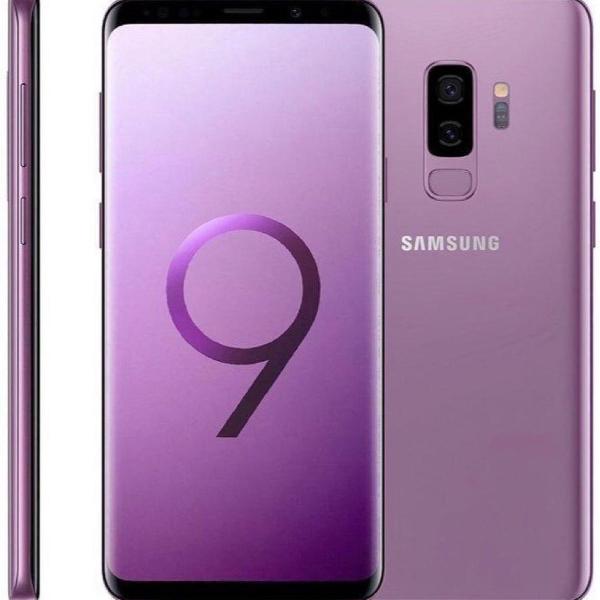 smartphone samsung galaxy s9 plus 128gb azul tela 6.2"