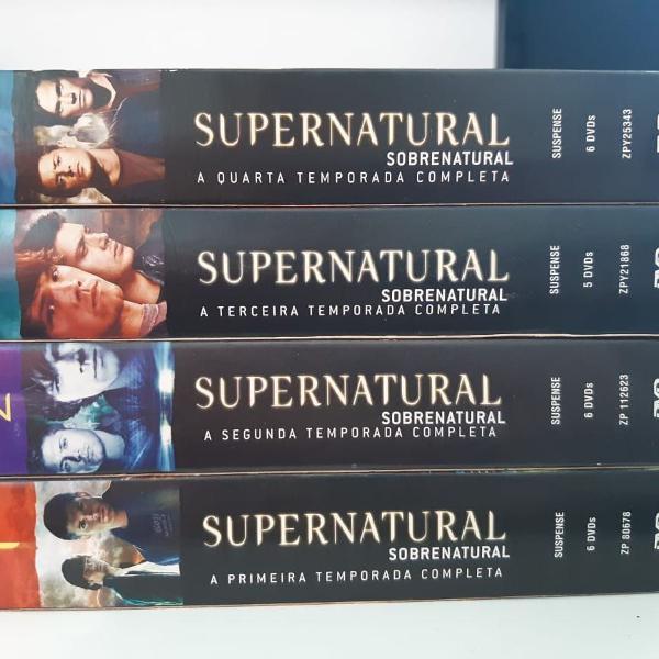 série supernatural 1, 2, 3 e 4 temporada