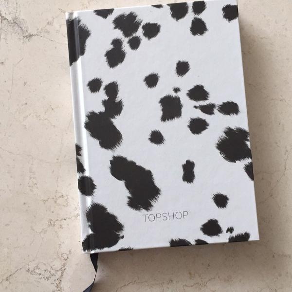 topshop notepad caderno folha lisa - novo