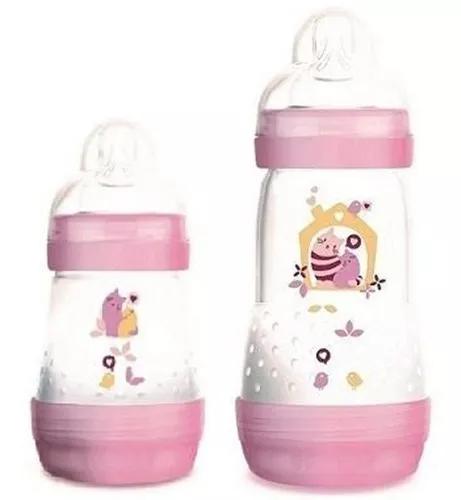 Kit Mamadeiras First Bottle 160ml + 260ml Rosa (4662+4664)