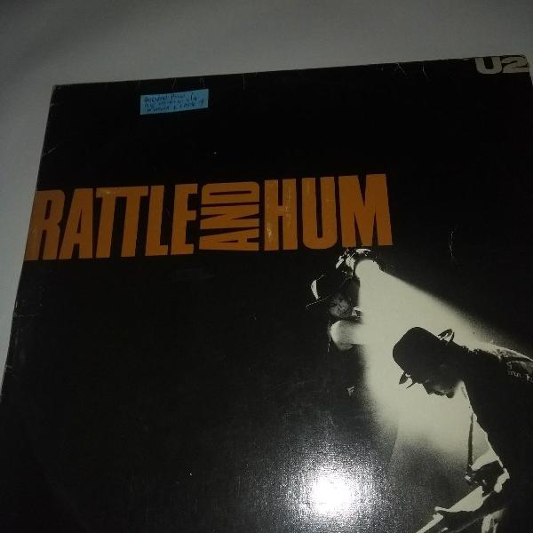 U 2 Rattle and hum disco de vinil duplo, LP U2