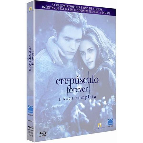 crepúsculo forever - a saga completa (blu-ray 6 discos)