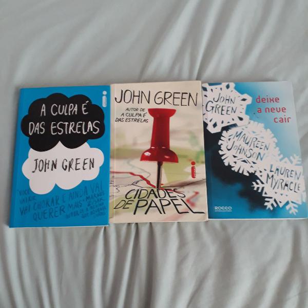 3 livros do john green