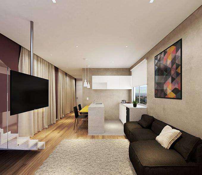 Apartamento, Funcionários, 1 Quarto, 2 Vagas