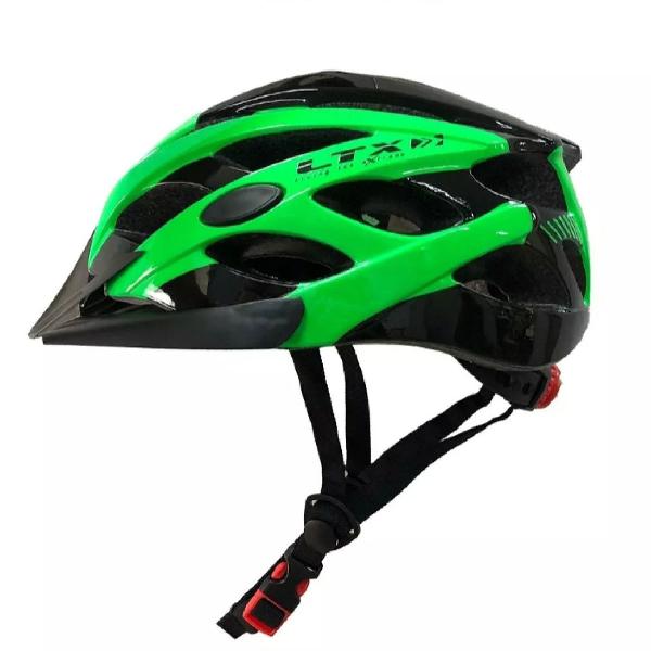 Capacete Ciclismo Bike Mtb Speed LTX Com Sinalizador Led