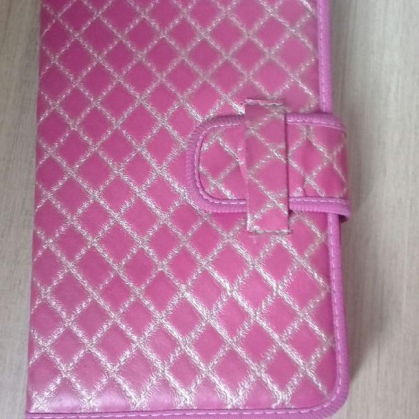 Case Rosa para mini tablet