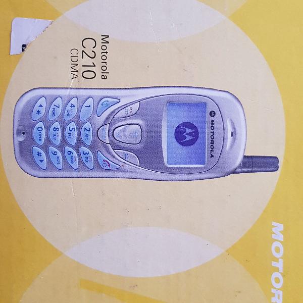 Celular Motorola C210 Vintage - em perdeito estado com caixa