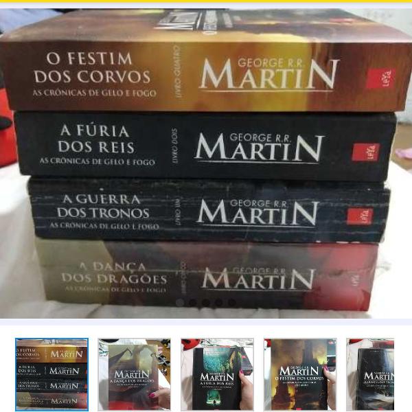 Coleção As Crônicas Do Gelo E Fogo Game Of Thrones 4