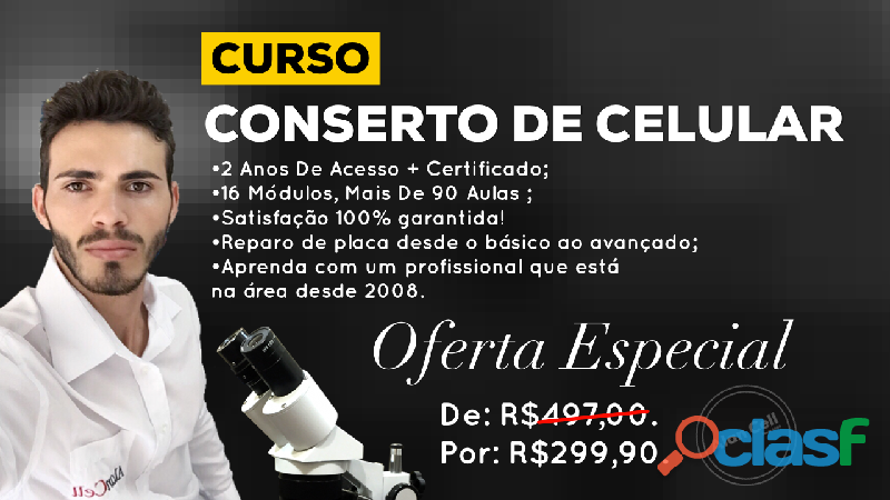 Curso Conserto de Celular e Reparo de Placas